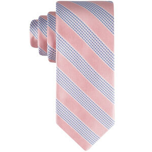 Tommy Hilfiger Men Terrance Stripe Tie Pink